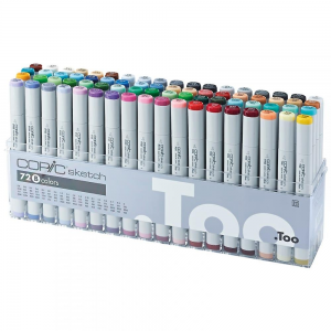 COPIC MARKER BASIC SET B 72 PENNOR